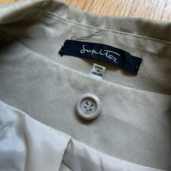 Beige Trenchcoat by Jupiter Excellent Condition - Picture 2 of 4